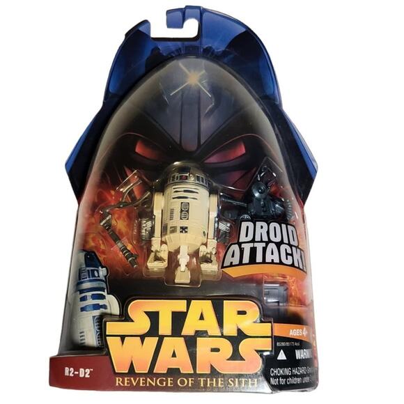 Star Wars Droid Attack R2-D2 Revenge Of The Sith Action Figure Hasbro 2005 New - Picture 1 of 8